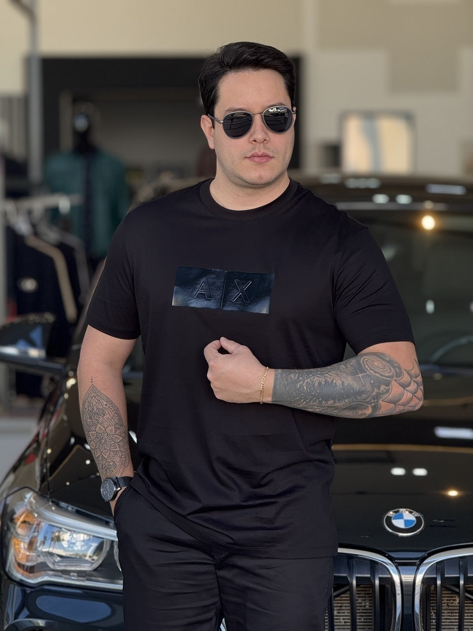 Camiseta Armani Exchange Regular Masculino