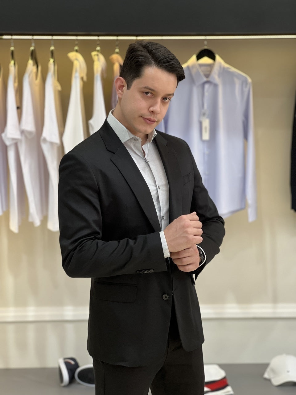 Blazer Calvin Klein Essentials Extreme Slim Masculino Preto