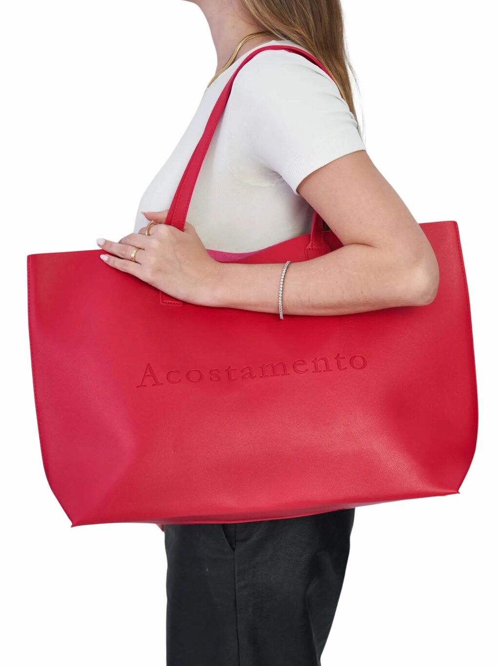Bolsa Acostamento de Ombro PU Feminino